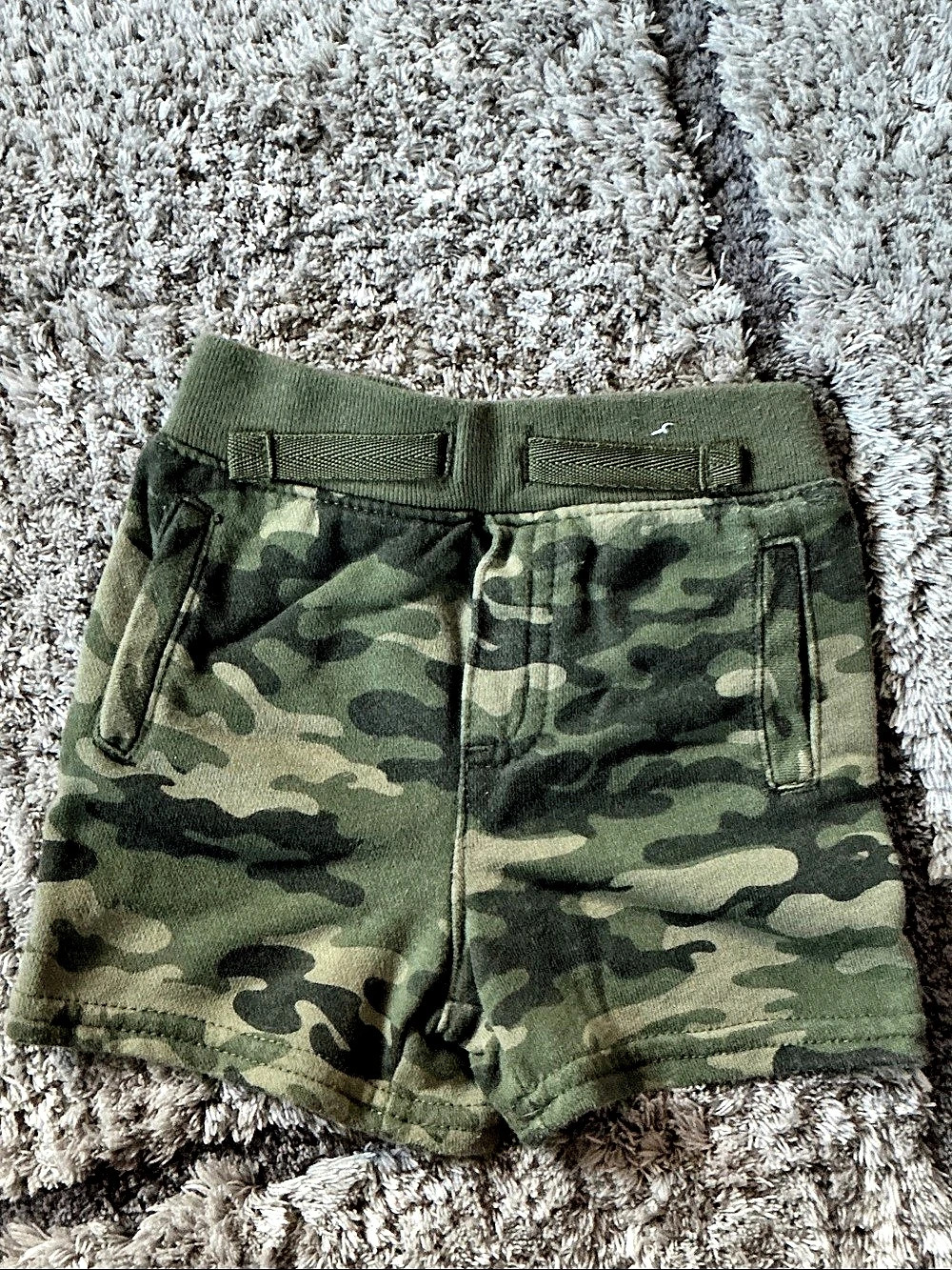 Garanimals Camo Fleece Shorts Green Baby 6-9M